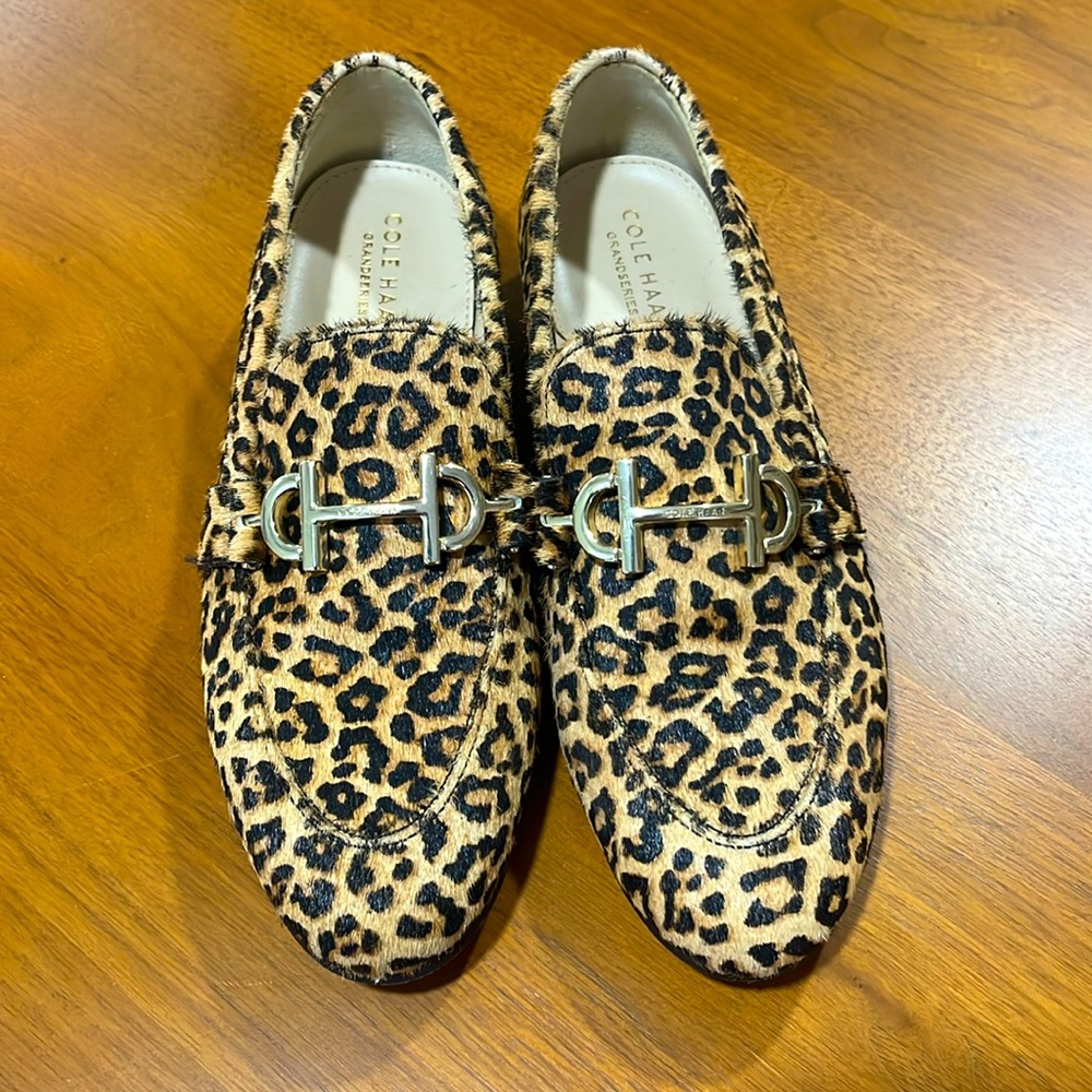Cole Haan Modern Classics Loafer ( Women) Printed Ocelot Calf Hair